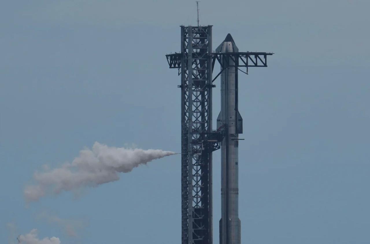 SpaceX faz teste crucial com nova versão do megafoguete Starship