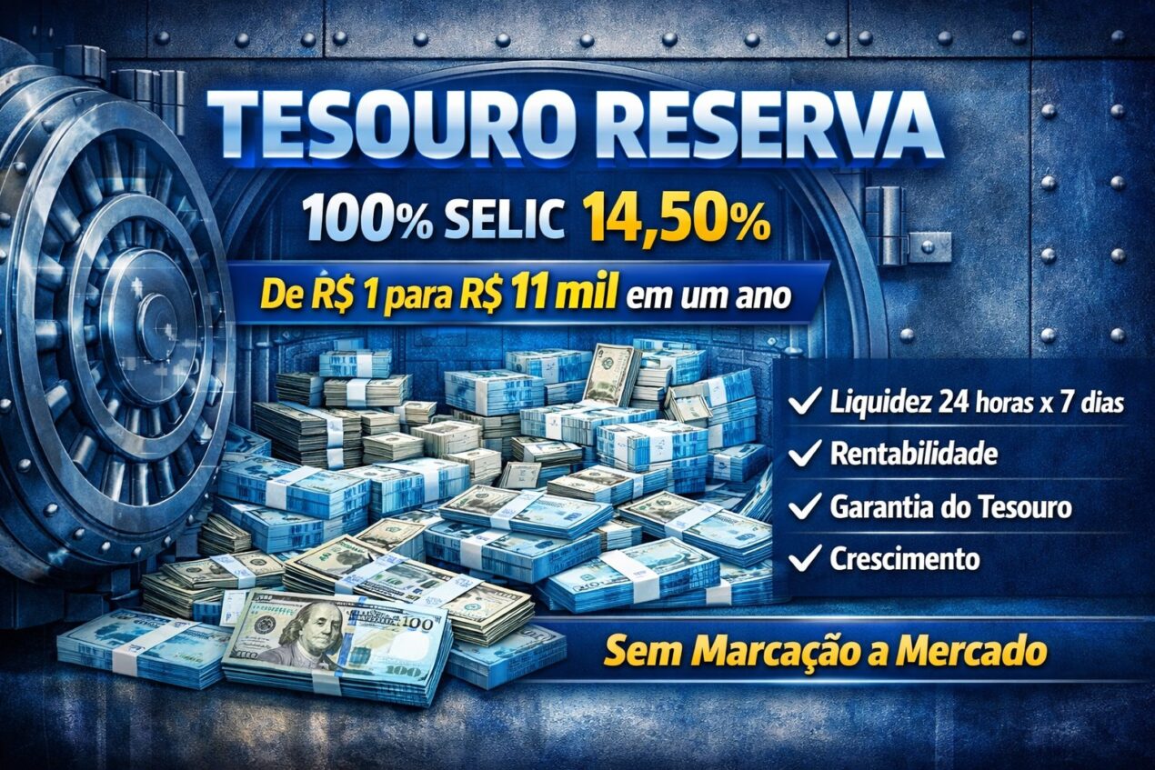 Tesouro Reserva estreia como opção simples e segura para investidores